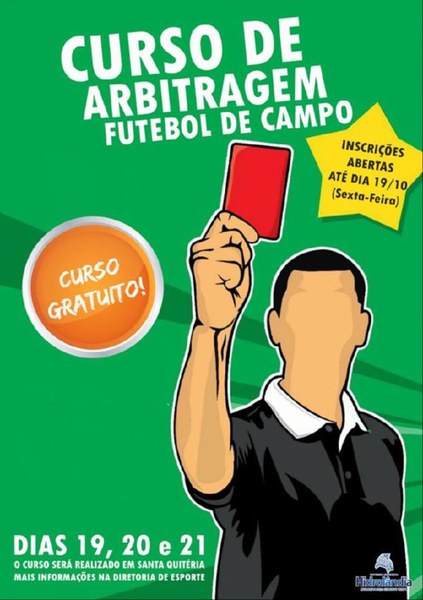 Curso de Arbitragem Gratuito  Secretaria Municipal de Esportes e